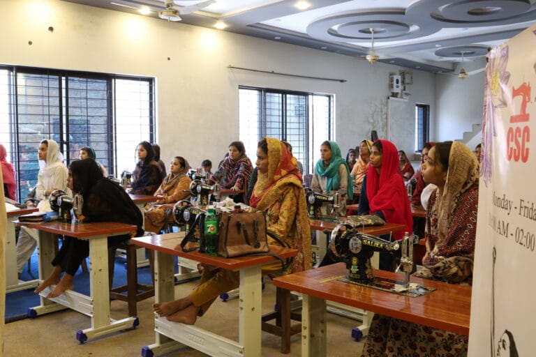 Christian Sewing Center in Pakistan